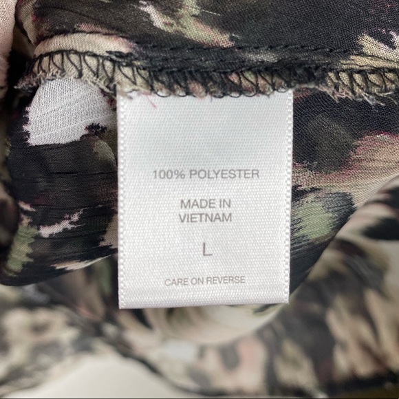 New York & Company Sheer Floral Blouse - Picture 7 of 7